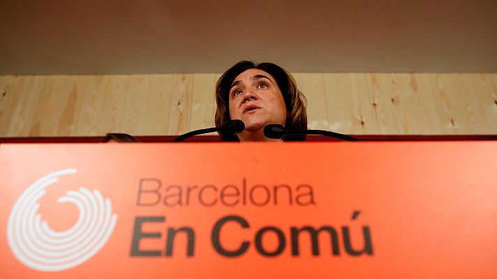 Telediario 1 - Colau consultará a las bases con quién debe pactar