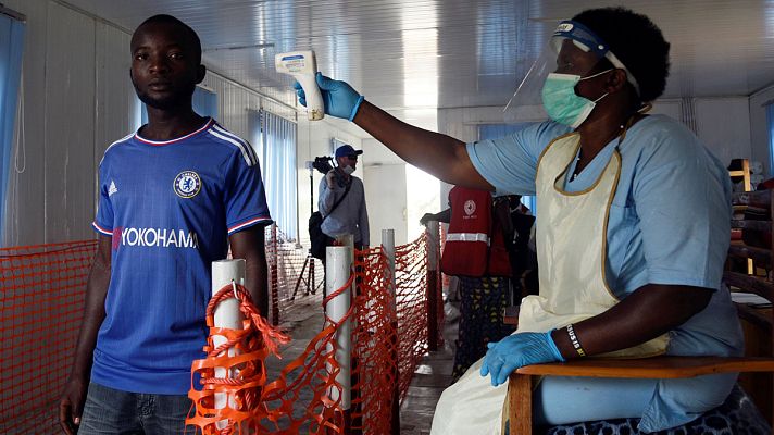 Telediario 1 - El ébola pasa de la República Democrática del Congo a la vecina Uganda