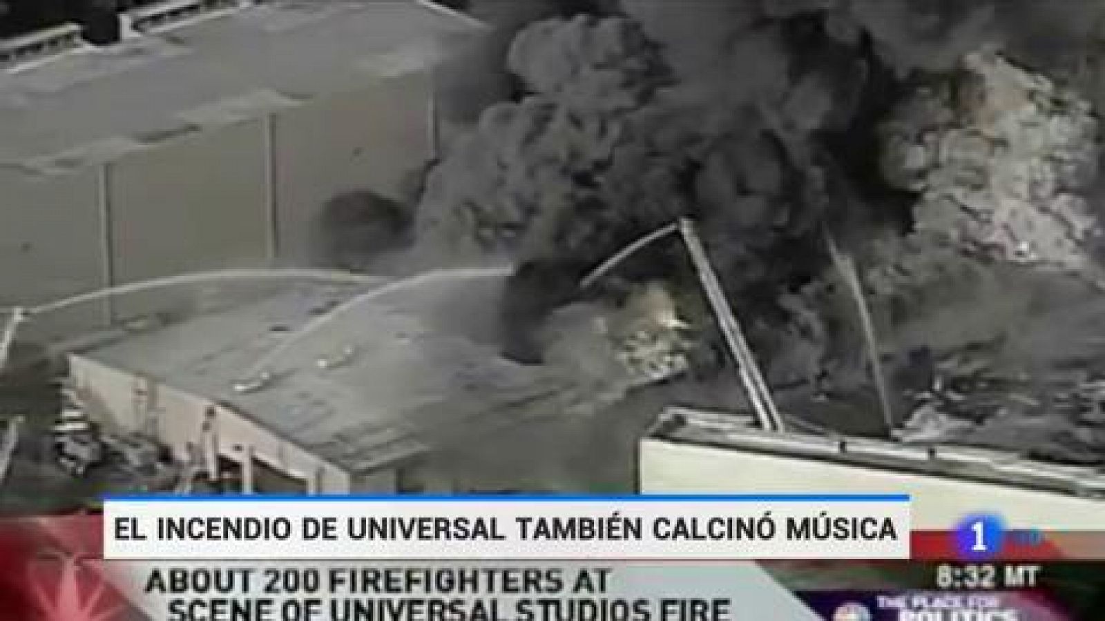 Telediario 1: El incendio de los Estudios Universal destruyó la música de Nirvana, Tupac, Elton John y muchos otros | RTVE Play