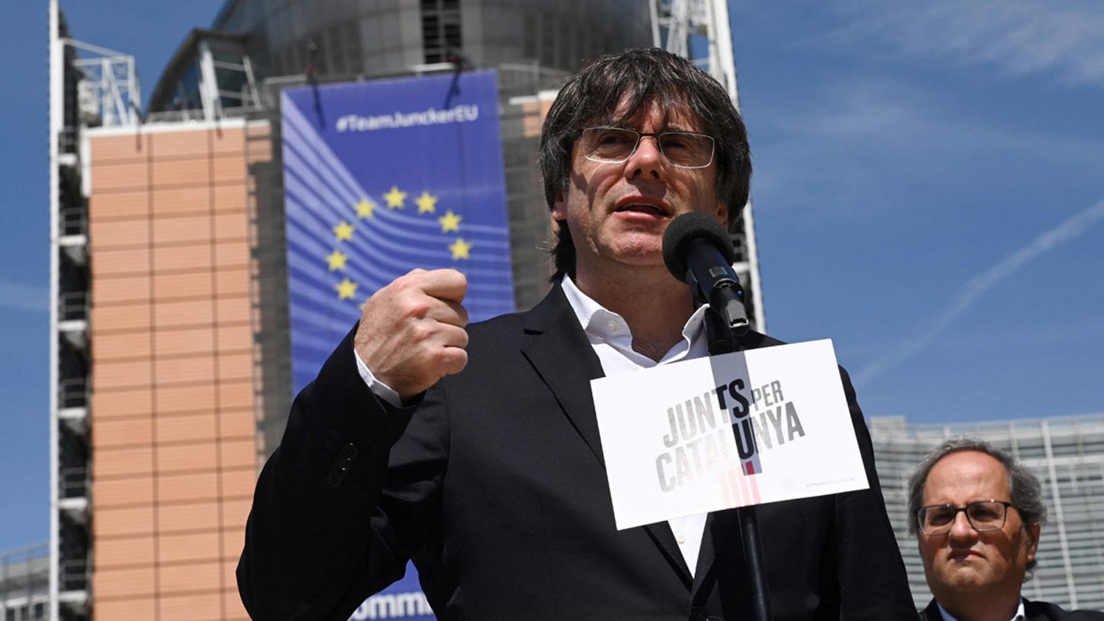 Telediario 1: La Junta Electoral exige a Puigdemont y a Comín ir a Madrid a recoger elacta de eurodiputado | RTVE Play