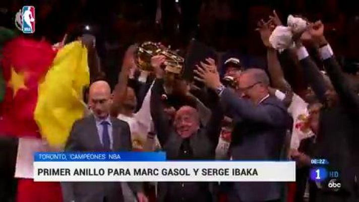 Los Raptors de Marc Gasol e Serge Ibaka ganan la NBA