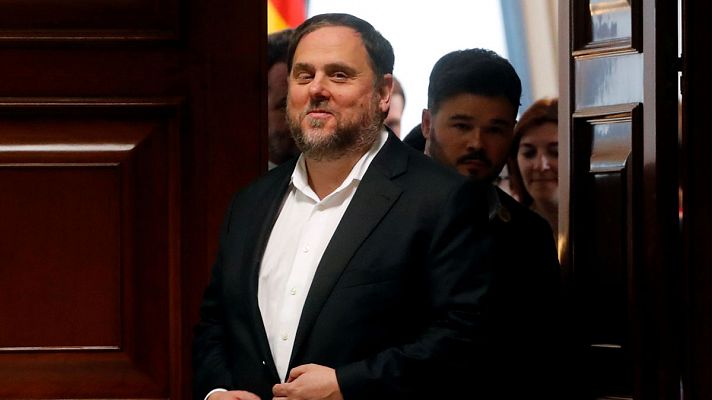 Telediario 1 - El Supremo rechaza que Junqueras salga de prisión para recoger al acta de eurodiputado