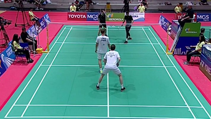 Bádminton Spanish International Semifinal dobles masculino RTVE Play