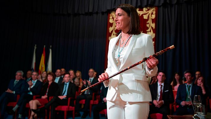 Telediario 1 - Ayuntamientos: El PP mantiene las alcaldías en Murcia, Almería, Santander y Ceuta