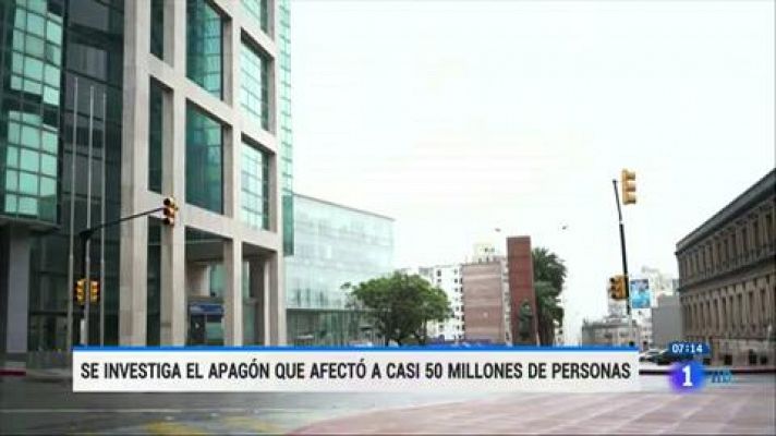 Telediario 1 - Argentina recupera la electricidad tras el histórico apagón