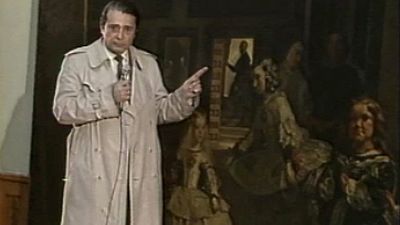 Restauracin del cuadro "Las meninas" de Velzquez (1984)