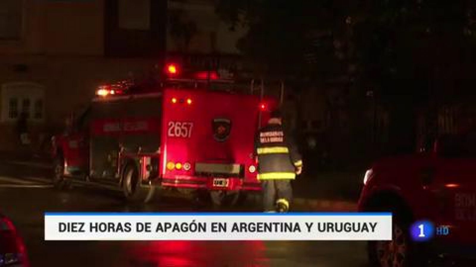 Telediario 1: Diez horas de apagón eléctrico en Argentina y Uruguay | RTVE Play
