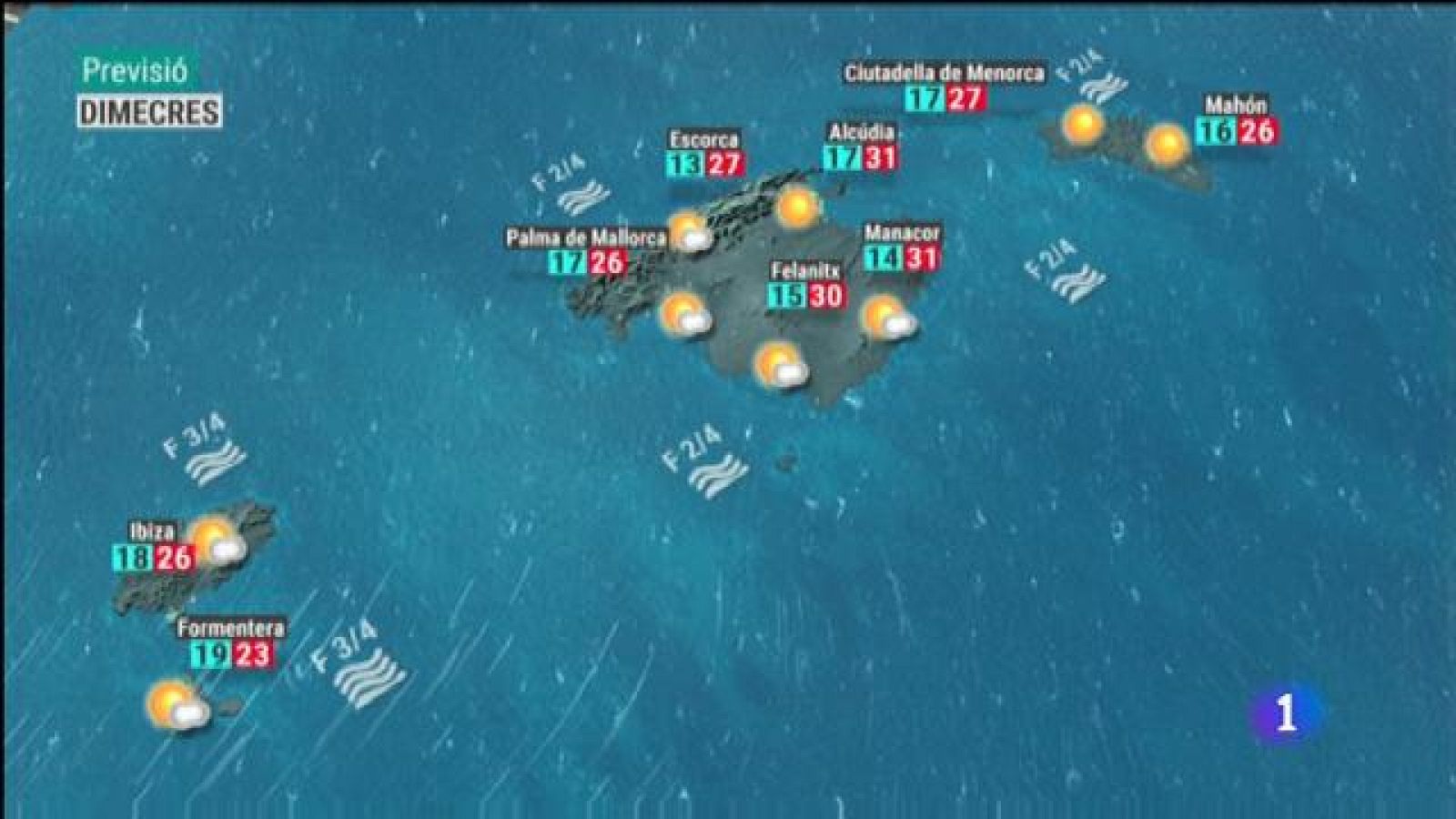 El temps a les Illes Balears - 18/06/19