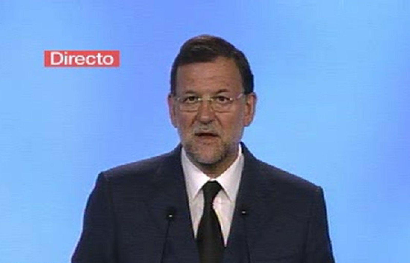 El presidente del PP,Mariano Rajoy, afirma que la derrota de ETA está "más cerca que nunca".