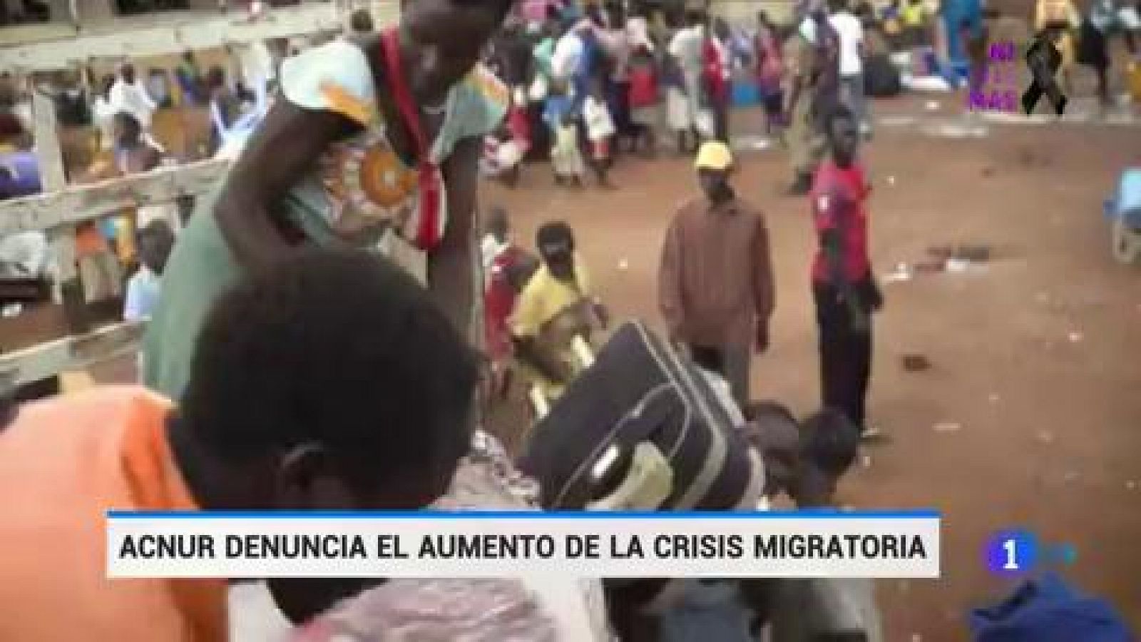 Telediario 1: ACNUR denuncia el aumento de la crisis migratoria | RTVE Play