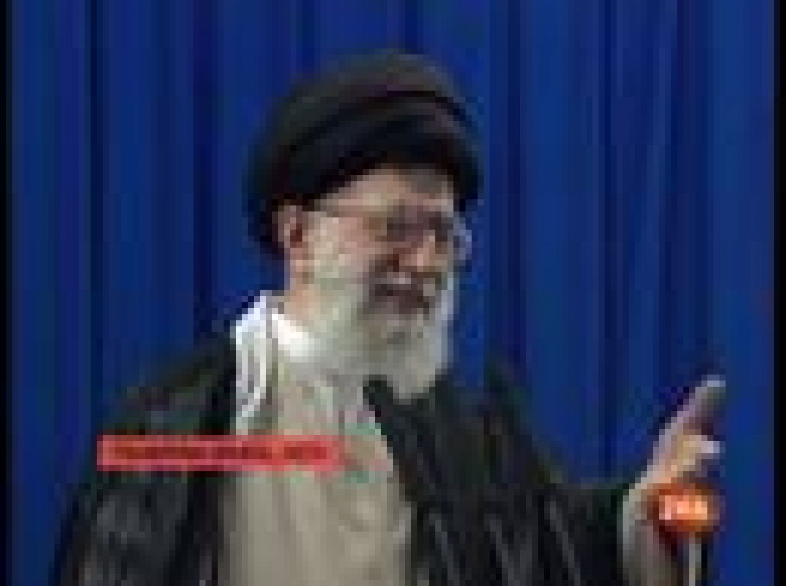 Jamenei ratifica a Ahmadineyad y exige el fin de las protestas de la oposición. 



