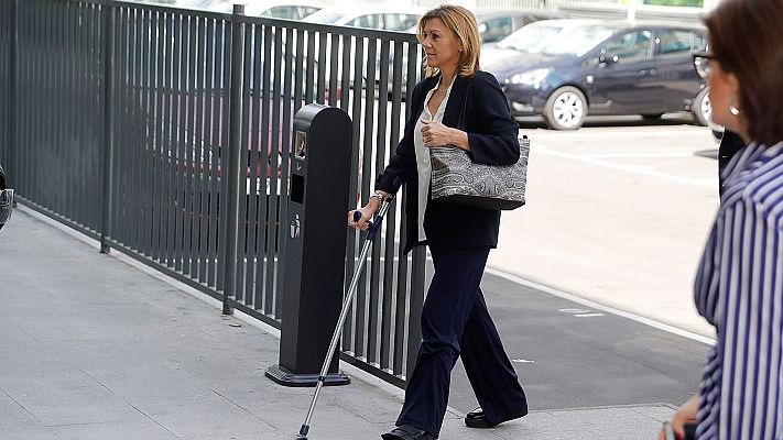 Informativo 24h - Cospedal llega al juzgado para declarar como testigo en el juicio sobre el borrado de los ordenadores de Bárcenas