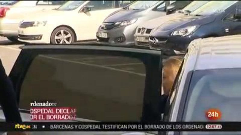 Cospedal llega al juzgado para declarar como testigo en el juicio sobre el borrado de los ordenadores de Bárcenas