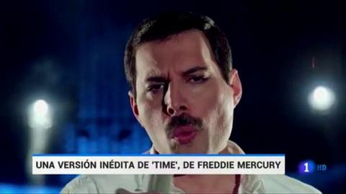 Telediario 1 - Se descubre un video de Freddie Mercury interpretando una versión inédita de 'Time'