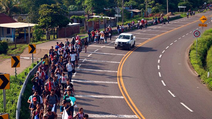 Informativo 24h - Migrantes de África y Haití llegan a la frontera entre Guatemala y México