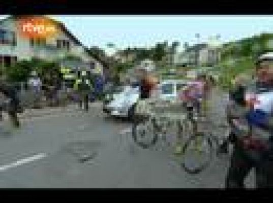  - Caída de 'Chente' García en Suiza