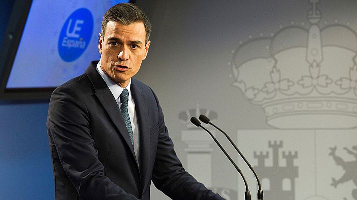 Telediario 1 - Sánchez limita la oferta a Podemos