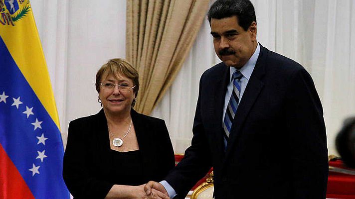 La Alta Comisionada de la ONU para los Derechos Humanos, Michel Bachelet, finaliza su visita de tres día a Venezuela