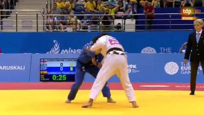 El judoca español Garrigós, plata en los Juegos Europeos