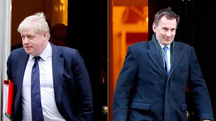 Telediario 1 - El Brexit y la división del partido conservador centran el primer acto de campaña de los dos candidatos a primer Ministro