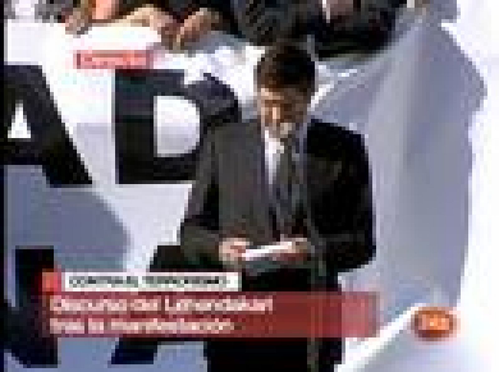 El Lehendakari Patxi López ha asegurado que destinará todos los medios posibles para "acabar con ETA". Lo ha dicho en el discurso que ha puesto punto y final a la manifestación celebrada en Bilbao en protesta por el atentado que provocó la muerte del