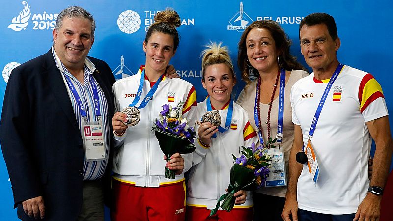 El sambo ha dado dos nuevos metales a Espa�a en los Juegos Europeos de Minsk 2019. Irene D�az y Yaiza Jim�nez se han colgado sendas medallas de bronce en las categor�as de -52 y -60 kilos.