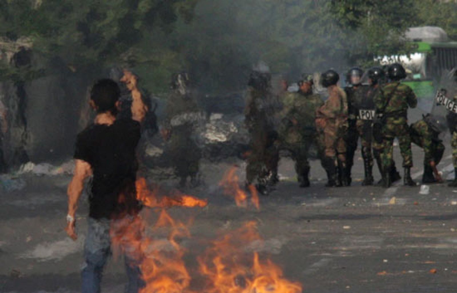 Disturbios en las manifestaciones en Teherán | Ver
