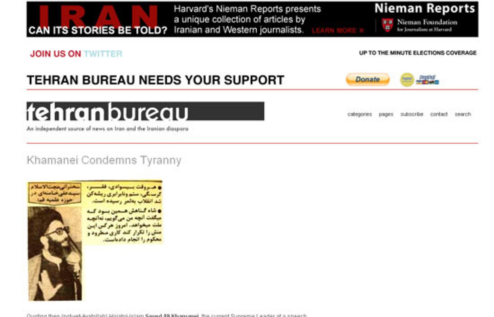 Las redes sociales suplen la falta de información en Irán | Ver