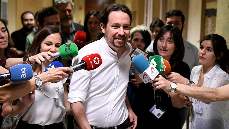 Iglesias insiste en un gobierno de coalición "en la proporción" de la fuerza del PSOE y de Podemos