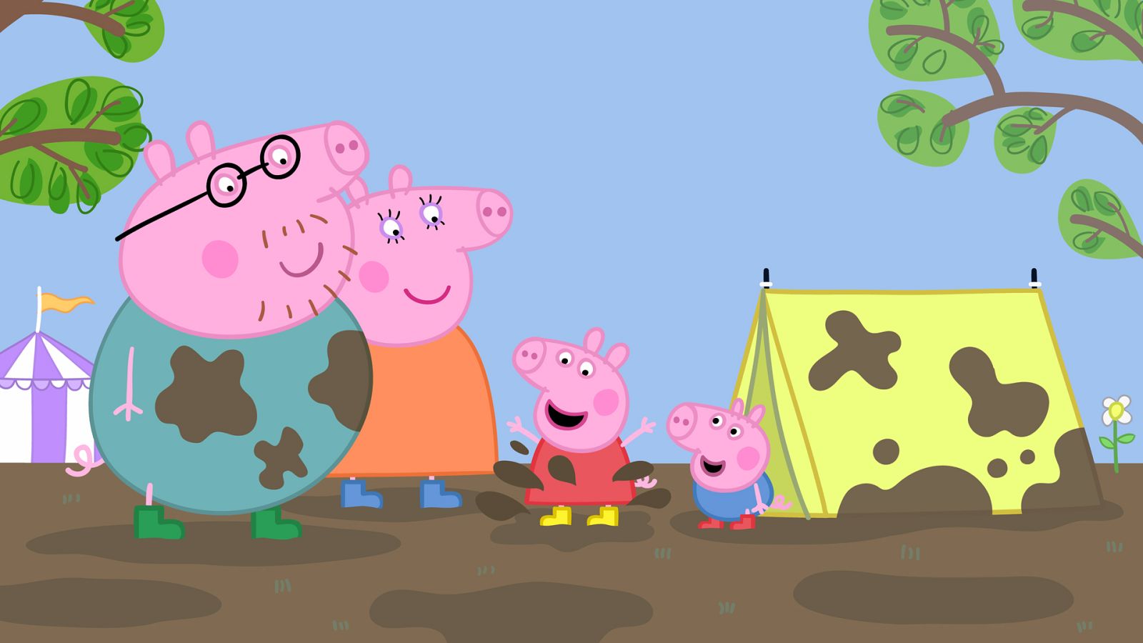 Muddy festival - Peppa Pig en inglés | Ver