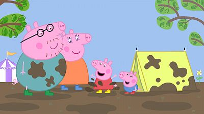 Muddy festival - Peppa Pig en inglés | Ver