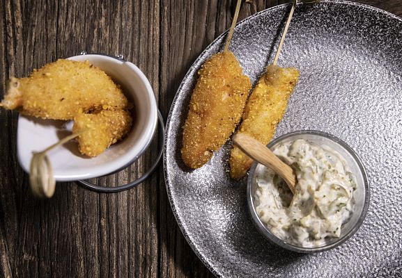 RTVE Cocina - "Brochetas de langostinos" de Dani García