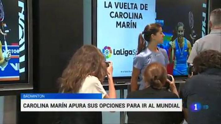Telediario 1 - Carolina Marín: "No sé si voy a llegar al Mundial"