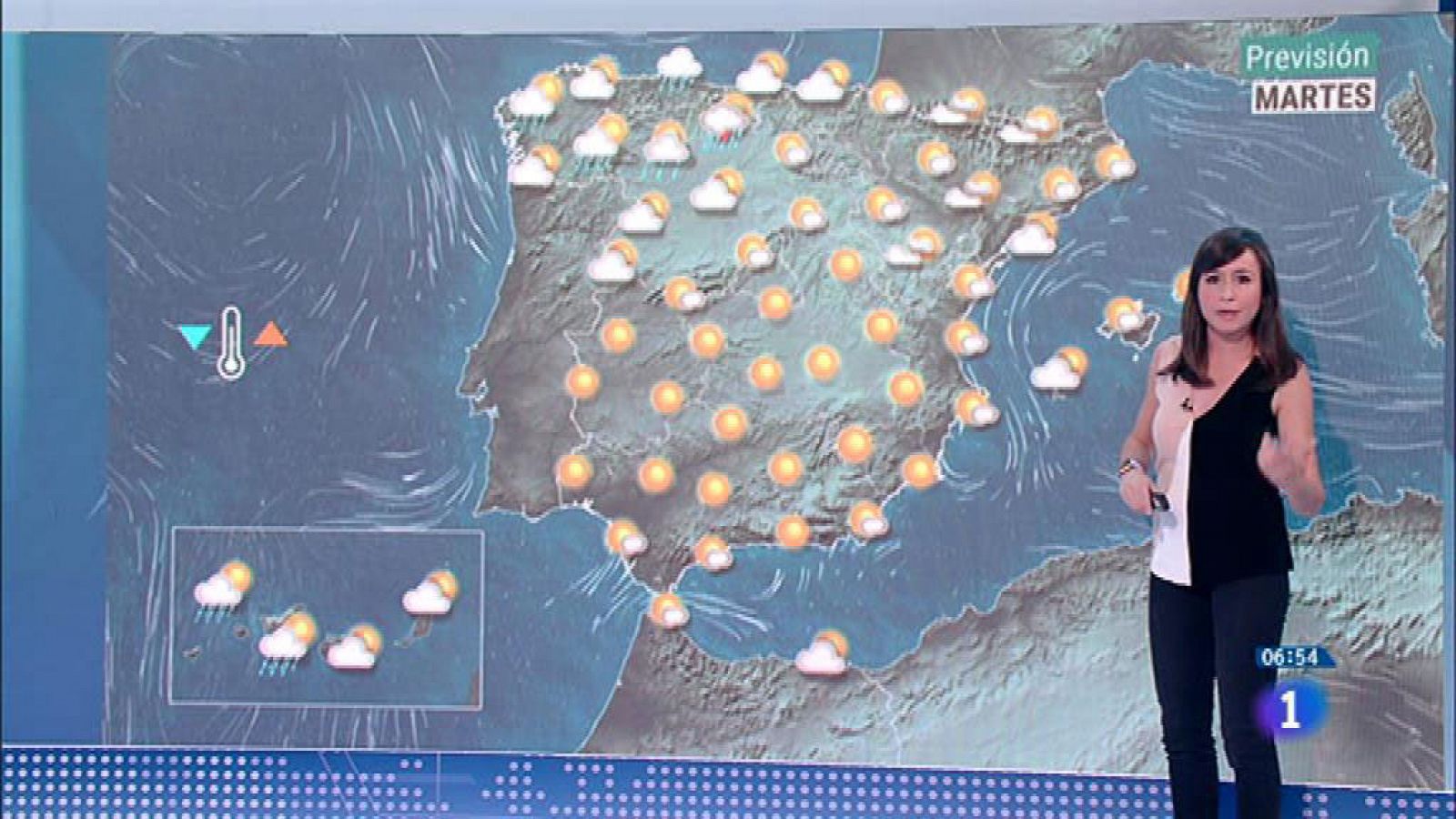 Tiempo: Hoy, cielo nuboso con chubascos acompañados de tormenta en el noroeste - RTVE.es