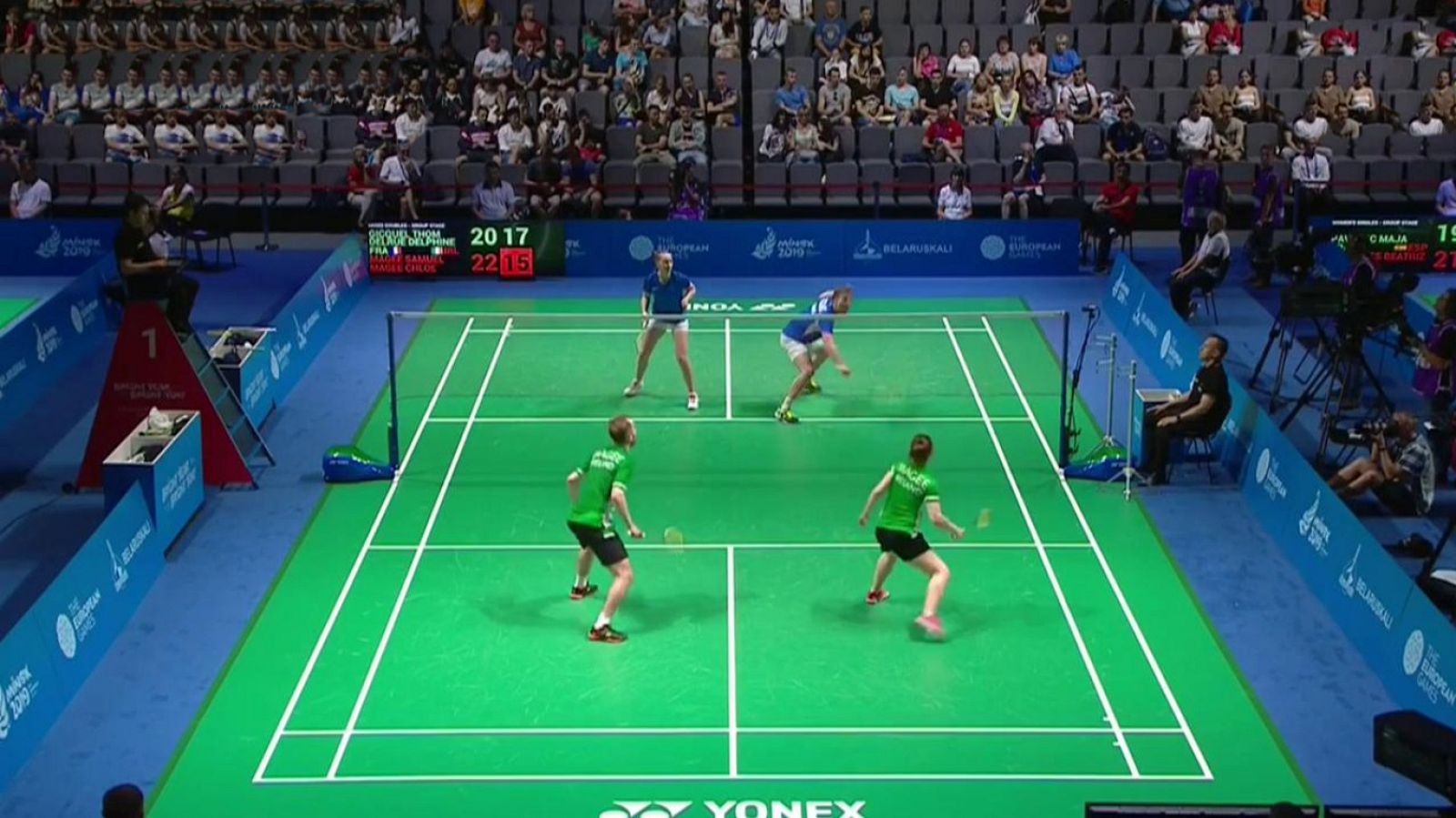 Juegos Europeos Minsk - Bádminton Dobles Mixtos: Francia - Irlanda - ver ahora