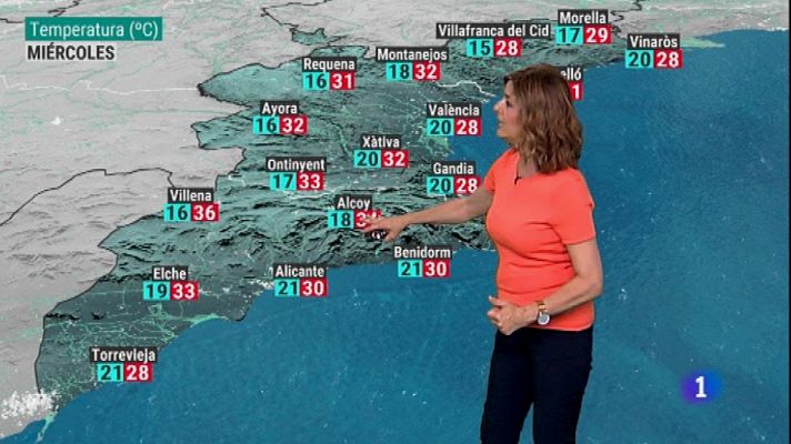 El tiempo en la Comunidad Valenciana - 25/06/19