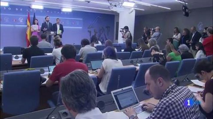 Telediario 1 - Vox hace público el pacto con el PP que les da concejalías de gobierno y rompe con ellos donde se ha "incumplido"