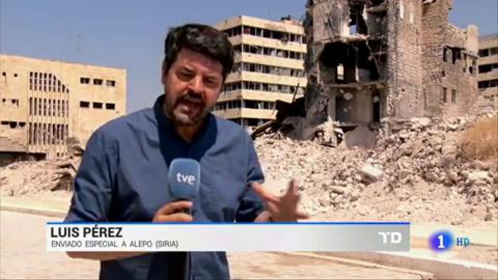 Telediario 1: Guerra en Siria: Según la ONU, reconstruir el país costará 390.000 millones de euros | RTVE Play