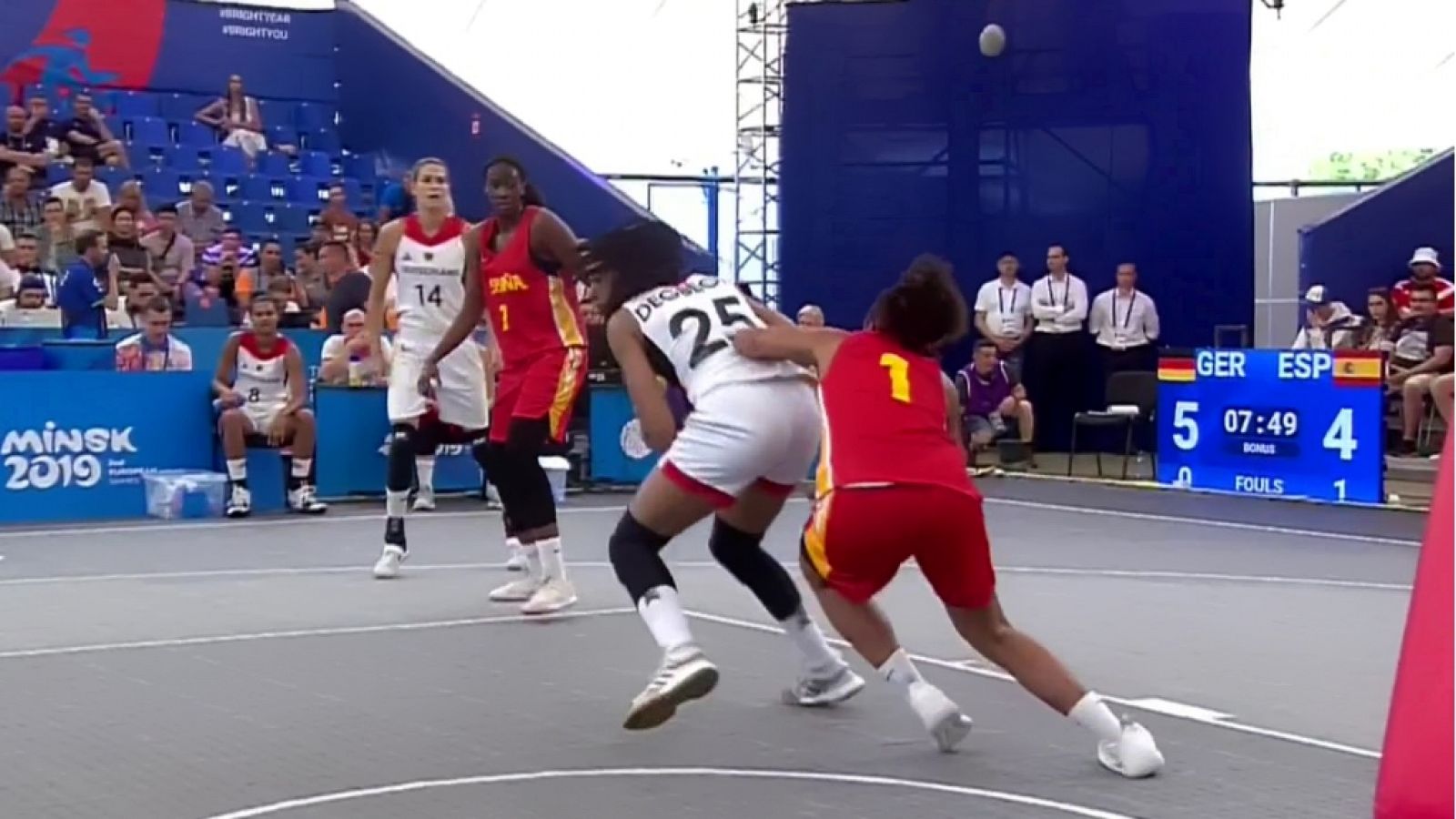 Sin programa: Baloncesto 3x3 1/4 Final Femenino: Alemania - España | RTVE Play