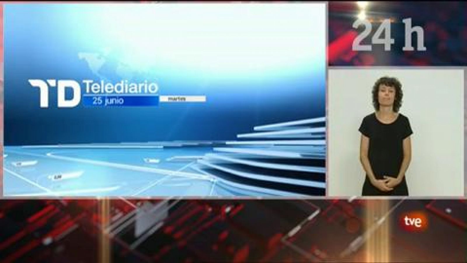 Telediario 1: Telediario - 21 horas - 25/06/19 - Lengua de signos | RTVE Play