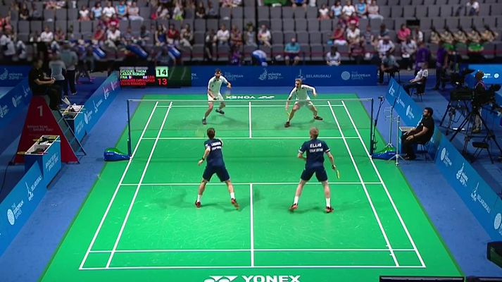  - Bádminton Dobles Masculino: Gran Bretaña - Francia