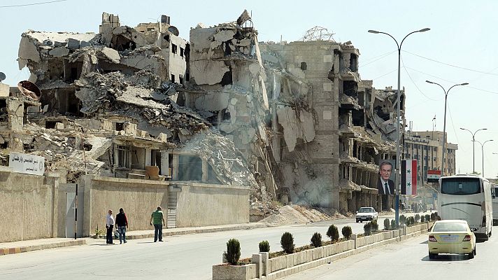 La lenta reconstrucción de Alepo, una ciudad en ruinas 