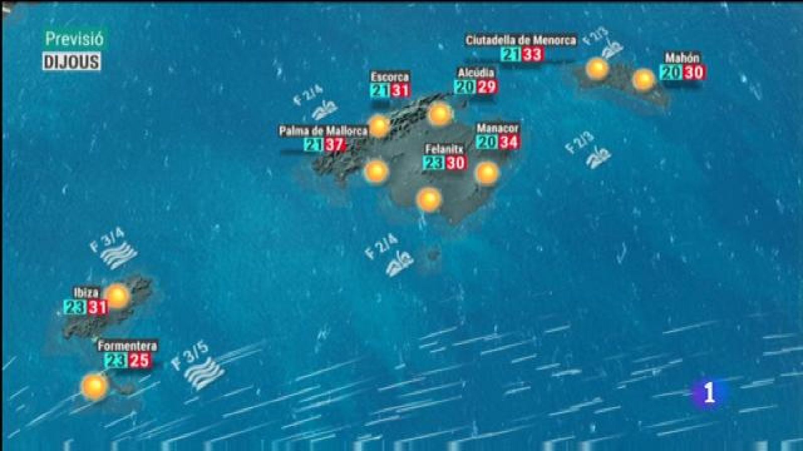 El temps a les Illes Balears - 26/06/19