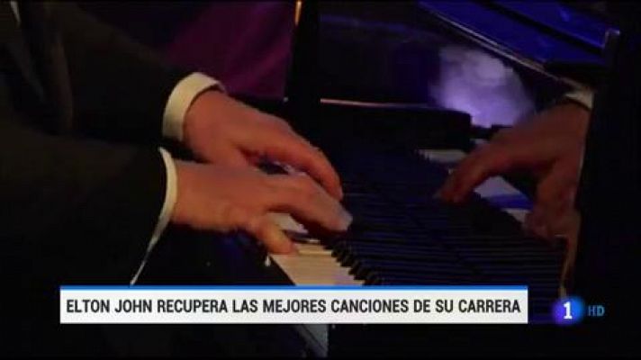 Telediario 1 - Elton John ofrece esta noche su único concierto en España