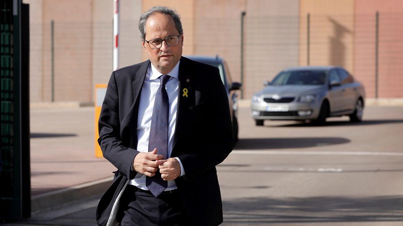 Los presos del 'procés' ya están en cárceles catalanas y Torra vuelve a pedir su libertad inmediata