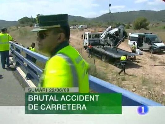 L'informatiu - Comunitat Valenciana - L'informatiu Comunitat Valenciana - 22/06/09