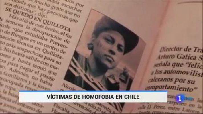 Telediario 1 - El 75% de lesbianas y bisexuales de Chile ha sufrido acoso en la calle