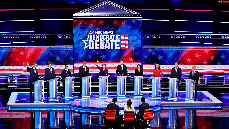 La inmigración centra el primero de los debates electorales entre los demócratas en EE.UU.