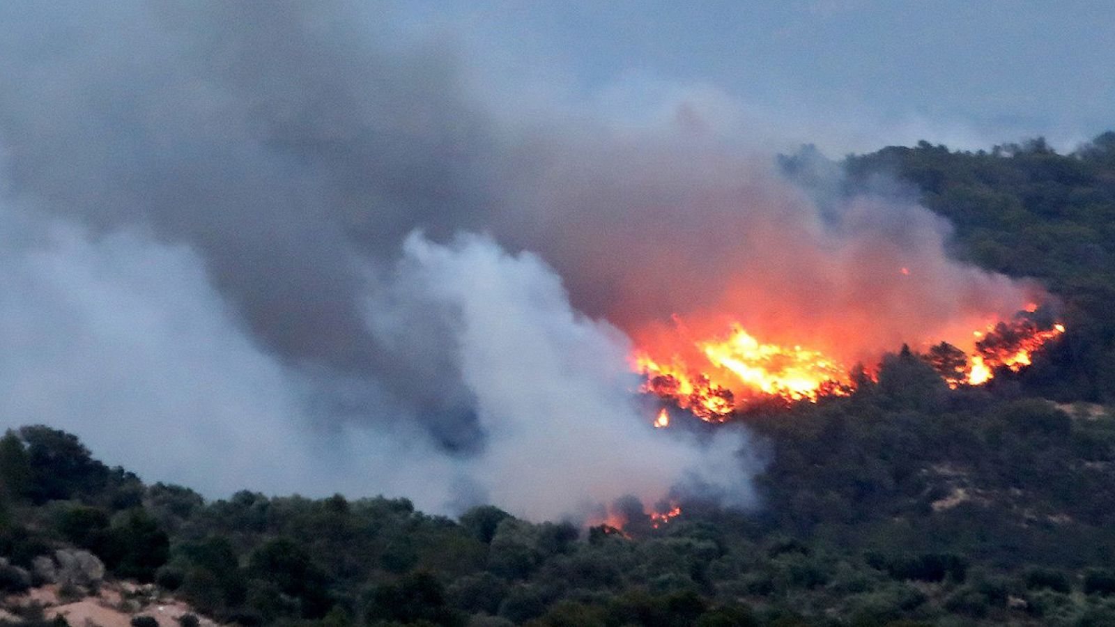 El incendio en Tarragona avanza fuera de control tras arrasar más de 4.000 hectáreas - RTVE.es