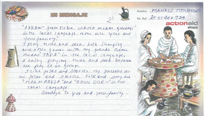 Cartas en el tiempo - Una mano tendida: Apadrinar un niño africano